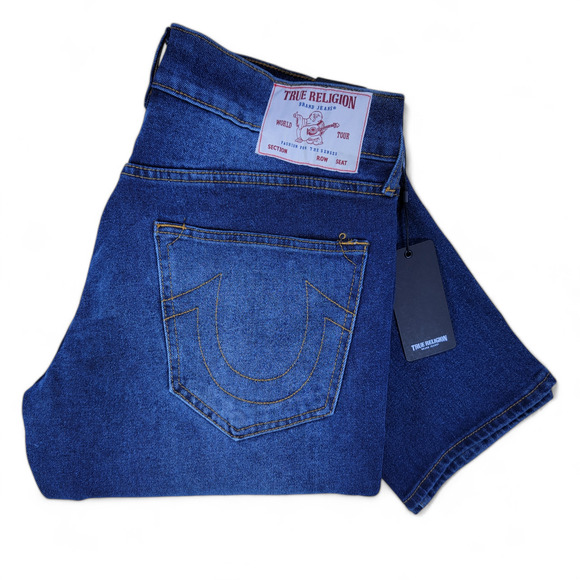 MSRP $159 True Religion Geno Relaxed Slim Jeans 33x32